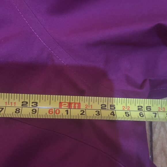 Catherines Non Iron Purple Cotton Button Down Shirt-Sz 2X-Mature-Office-Career - Picture 5 of 7